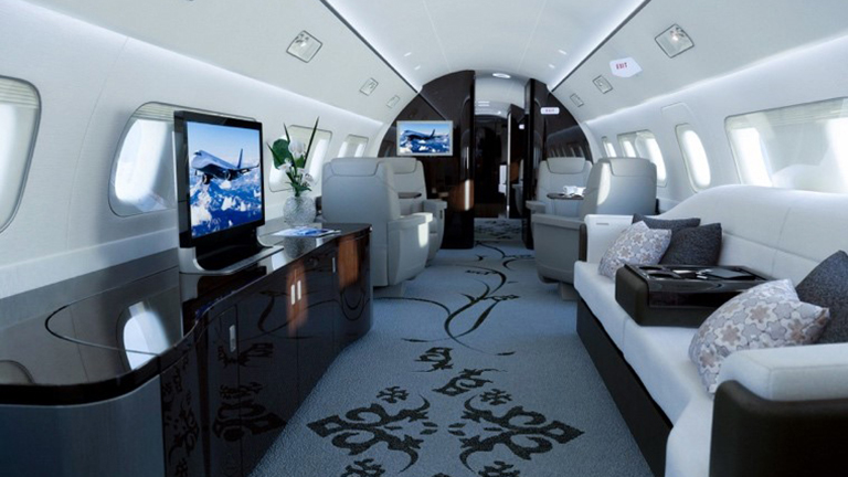 volo privato sul Embraer Lineage 1000